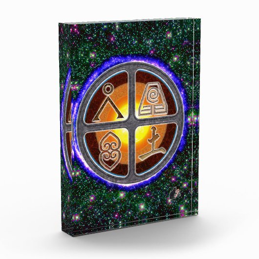 Earth Signs Acrylic Block フォトブロック (左)