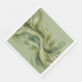 Earth Song Flowing Abstract Sage & Olive Greens (コーナー)