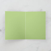 Earth Song Flowing Abstract Sage & Olive Greens カード (内部)