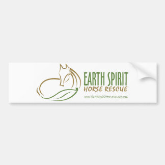 Earth Spirit Horse Rescue Inc.のバンパーステッカー バンパーステッカー