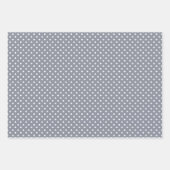 Earth Tone Blue/Seafoam/Gray Wrapping Paper Sheets ラッピングペーパーシート (正面2)