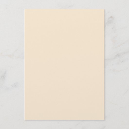 Earth Tone Champagne RSVPのエンクロー結婚ジャ エンクロージャーカード (裏面)