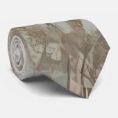 Earth Tone Ferns Design ネクタイ (ロール)