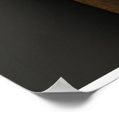 Earth Tone Geometric Layers Abstract ポスター (角)