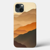 Earth Tone Gradient Desert iPhone Case Case-Mate iPhoneケース (裏面)