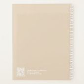 Earth Tone Marble Block Quote | Fully Customizable プランナー手帳 (裏面)