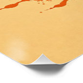 Earth Tone Minimalistジャパンディ禅ビベス ポスター (コーナー)