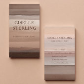 Earth Tone Modern Boho 名刺