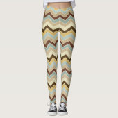 Earth Tone Patternレギンス レギンス (正面)