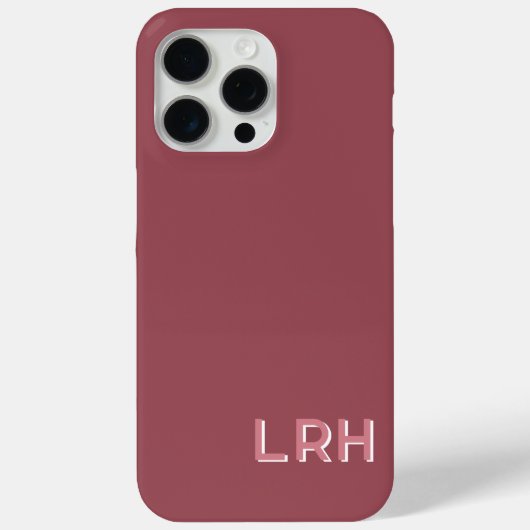 Earth Tone Red Rocks Shadow Monogram Phone Case Case-Mate iPhoneケース (裏面)