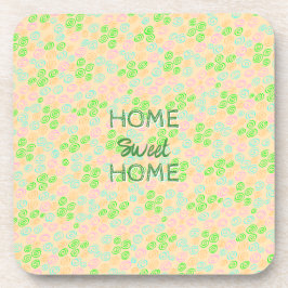 Earth Tone Swirl Pattern コースター