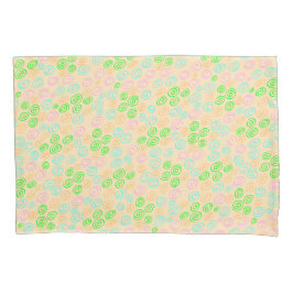 Earth Tone Swirl Pattern 枕カバー