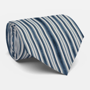 Earth Toned Navy Striped ネクタイ