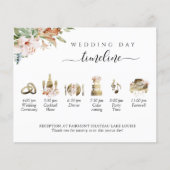 Earth Tonesのフローラ結婚のタイムラインとプログラム (正面)