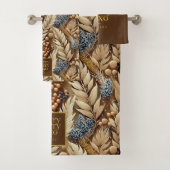 Earth Tonesのメリークリスマスパターン#21 ID1009 バスタオルセット (インサイチュ)