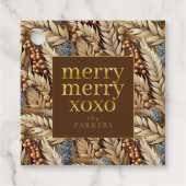 Earth Tonesのメリークリスマスパターン#21 ID1009 フェイバータグ (正面)