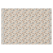 Earth Tonesクリスマスパターン#25 ID1009 テーブルクロス (正面(横))