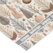 Earth Tonesクリスマスパターン#25 ID1009 テーブルクロス (アングル)