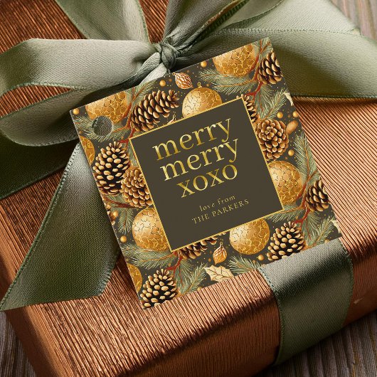 Earth Tonesクリスマスパターン#29 ID1009 フェイバータグ