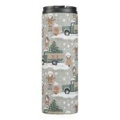 Earth Tonesクリスマスパターン#2 ID1009 タンブラー (裏面)