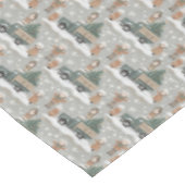 Earth Tonesクリスマスパターン#2 ID1009 テーブルクロス (アングル)