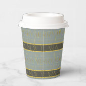 Earth Tonesクリスマスパターン#35b ID1009 紙コップ (右)