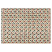 Earth Tonesクリスマスパターン#5 ID1009 テーブルクロス (正面(横))