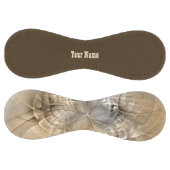 Earth Tones抽象芸術モダンフラクタルアート名 ソフトボール (パネル)