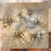 Earth Tones抽象芸術モダンFractal Artテクスチャ ウィンドウサイン (シート2)