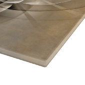 Earth Tones抽象芸術モダンFractal Artテクスチャ カッティングボード (角)