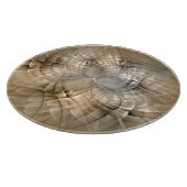 Earth Tones抽象芸術モダンFractal Artテクスチャ カッティングボード (角)