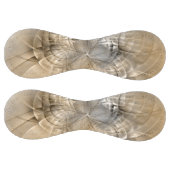 Earth Tones抽象芸術モダンFractal Artテクスチャ ソフトボール (パネル)