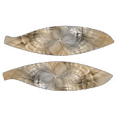 Earth Tones抽象芸術モダンFractal Artテクスチャ バスケットボール (パネル)