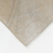 Earth Tones抽象芸術モダンFractal Artテクスチャ フリースブランケット (角)