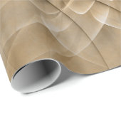 Earth Tones抽象芸術モダンFractal Artテクスチャ ラッピングペーパー (ロールコーナー)