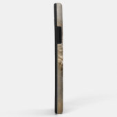 Earth Tones抽象芸術モダンFractal Artテクスチャ Case-Mate iPhoneケース (裏面/右)