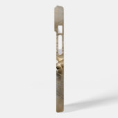 Earth Tones抽象芸術モダンFractal Artテクスチャ Case-Mate iPhoneケース (裏面 / 左)