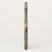 Earth Tones抽象芸術モダンFractal Artテクスチャ Case-Mate iPhoneケース (裏面/左)
