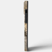 Earth Tones抽象芸術モダンFractal Artテクスチャ Case-Mate iPhoneケース (裏面 / 左)