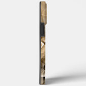 Earth Tones抽象芸術モダンFractal Artテクスチャ Case-Mate iPhoneケース (裏面 / 右)