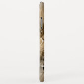 Earth Tones抽象芸術モダンFractal Artテクスチャ Case-Mate iPhoneケース (裏面/右)