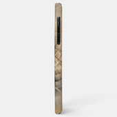 Earth Tones抽象芸術モダンFractal Artテクスチャ Case-Mate iPhoneケース (裏面/左)