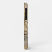 Earth Tones抽象芸術モダンFractal Artテクスチャ Case-Mate iPhoneケース (裏面/左)