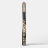 Earth Tones抽象芸術モダンFractal Artテクスチャ Case-Mate iPhoneケース (裏面 / 右)