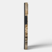 Earth Tones抽象芸術モダンFractal Artテクスチャ Case-Mate iPhoneケース (裏面 / 右)