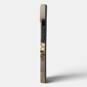 Earth Tones抽象芸術モダンFractal Artテクスチャ Case-Mate iPhoneケース (裏面 / 左)