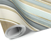 Earth Tones金ゴールドクリスマスパターン#28 ID1009 ラッピングペーパー (ロールコーナー)