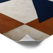 Earth Tones and Blue ポスター (角)