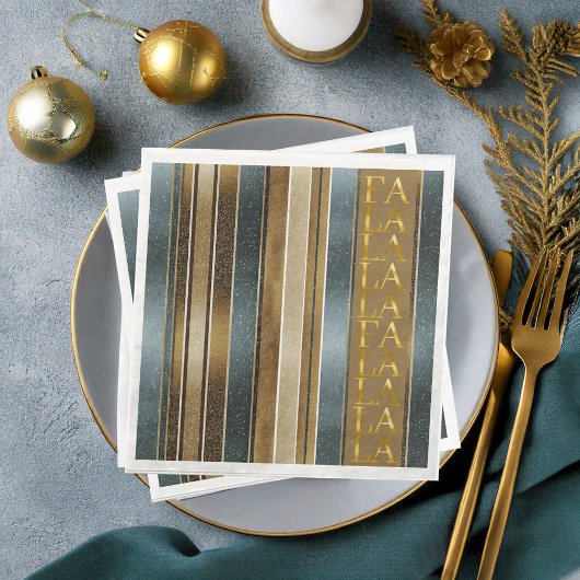 Earth Tones Christmas Fa La La Pattern#27 ID1009
