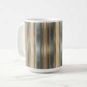 Earth Tones Christmas Fa La La Pattern#27 ID1009 コーヒーマグカップ (正面左)